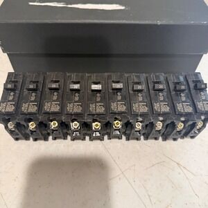 Siemens Circuit Breaker 20 Amp 1-Pole Black Excellent Type HBL 65k AIC Lot of 10